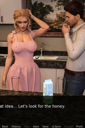 Nursing back to pleasure: hot blonde girl makes milkshake ep 45