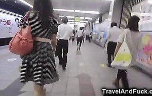 Tourist Unloads in Asian Teen Mouth!