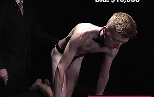 Perverted old gay man buys straight twink on auction
