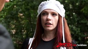 Innocent redhead Kassondra Raine wants to know more about sex