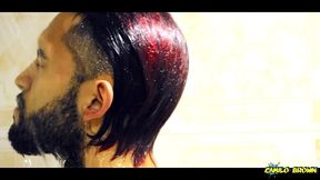 sexy masturbating slowly in the shower and massive cumshot - camilo brown