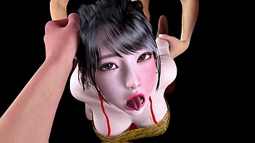 Beauty bigboob chinese get threesome with 2 boss - 3D Hentai - V459