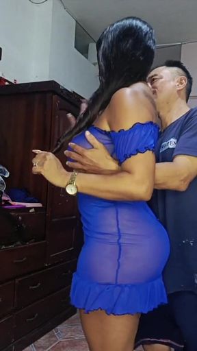 I fuck my best friend's big-assed wife.   Clip 1