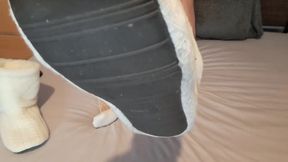 Watch me Cum Ts Solo Nylon Feet