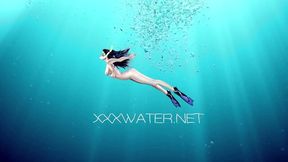 Teen movie with bonny sweetie from Underwater Show