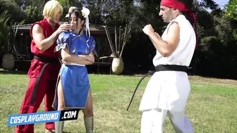 Jade Kush's Chun Li Craves Double Penetration From Hung Studs