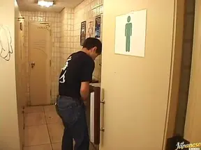 Hot Japanese gives a fantasy blowjob