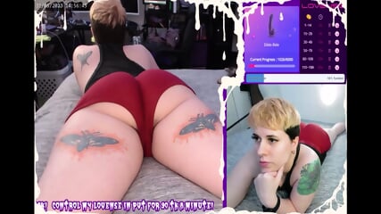 Big Butt Red Pants Prone