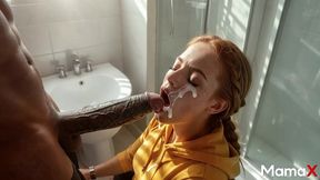 i caught this pregnant nympho masturbating and punished her hard with my huge hard cock [ai]