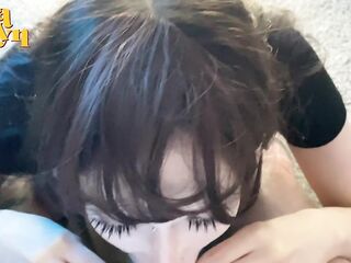 Concupiscent Emo Girl Goes Wild With Sloppy Blowjobs And Deepthroat