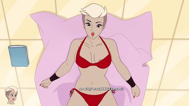 He Massages His Dad's Secretary And Cums On Her Tits(18+) - Milftoon Gameplay Part20