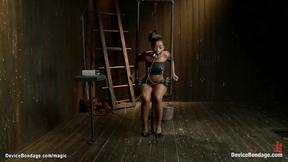 ”Sexy ass ebony bound & spanked”