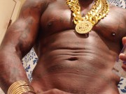 Big Black Hairy Dick Worship Hallelujah Johnson ( Jeremiah Having Birthday Sex And Cumming )