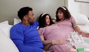 [stepsiblings] archer ali nico luva theres two of you  conjoined twins share a bbc