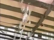 Myra’s pierced pussy pissing compilation.