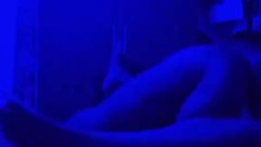 Steamy romance with a dark-skinned vixen in doggy style