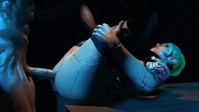 Stretching a Cybernetic Girl&#039;s Ass