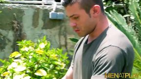MENATPLAY - Athletic Ricky Blue anal fucks his employer Flex