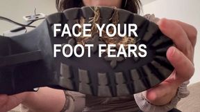 Face Your Foot Fears - Princess Storm enthralls in this executrix clip featuring dirty feet, foot smothering, humiliation, and more