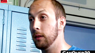 GayOver30.com - Dominant daddy dustin takes charge pounding Jason's ass hard