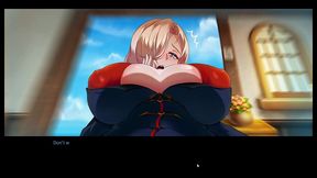 over devil legend of the sacred stone [ hentai game pornplay ] ep.1 massive boobs touching at the bar