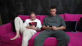 my roommate and i double-teamed these two dorm thots