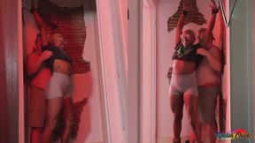 Peach Fuzz Restrained & Standing in the Corner to Scream from Tickling Pt1