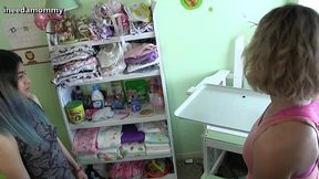 abdl humiliation sister exposes your nursery and diapers