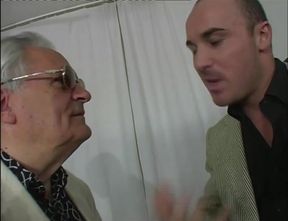 Double penetrated orgy party