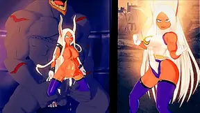 My Heroine Overpowered by Noumus Might in MHA Defeat Hentai