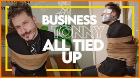 Business Tonny all tied up (1080p) Gay Bondage - Gay Domination - Shibari - Suit and Tie - BDSM