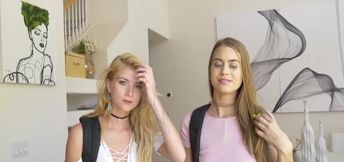 Arya Fae and Jill Kassidy Team Up for Stepdad’s Cock
