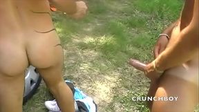 26 sucking big dick in a car outdoor cruising