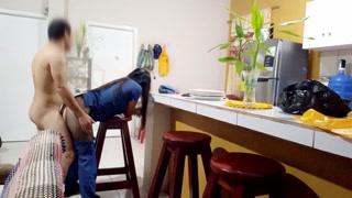 my husband arrived when I was fucking the neighbor