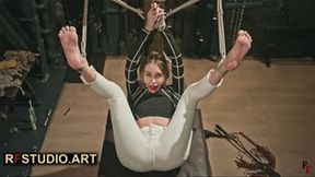 Ivanka - Legs Up Bondage, Foot Worship, Tickling, and Bastinado (HD 720p MP4)