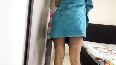 My neighbor asked me to help her fix her POV pipe. I ended up filling it with milk.