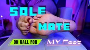 SoleMate - On call for My feet POV Foot Worship