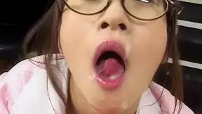 16 cumshots for cute Japanese Nurse - Japanese Bukkake Orgy