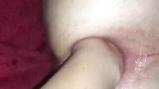 Hole booty fisting my hubby