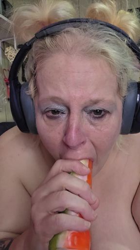 Big Piped Gagged in the Mouth of This Whore Hag