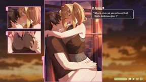 Hentai Game - Summer Clover - Ferris Wheel Sex - Fucking the Blonde on the Ferris Wheel