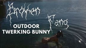 Bunny Twerk in the River: Wild & Wiggly