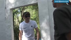 Caught wanking and then fucked