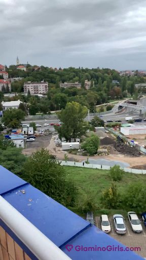 Glamino Girls - Part 4 Busty MILF Fuck on the Terrace