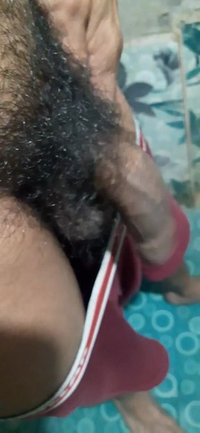 Cumshot Black Big Cock Bathroom Handjob Fuck Indian Man