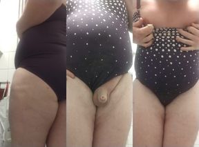 Stunning Swimsuit Transformation: Watch This Amateur Crossdresser Rock a Bikini!