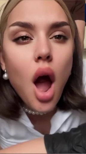 Emotional moment from &quot;Sexy student plays the role of a horny maid using a dating app&quot;