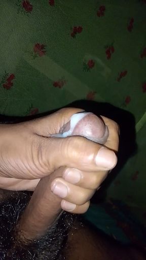 Single boy hand cum shot