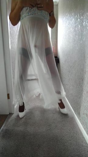 Just a little bit of fun in my favourite nightgown