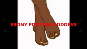 EBONY STEP MOM FOOTJOB Ep-2 pt2 - controlling WHITE BOYS !!